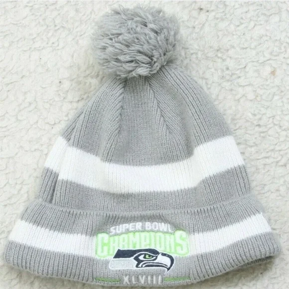 Seattle Seahawks Super Bowl Vintage Collectible Toque New Era - Picture 1 of 7